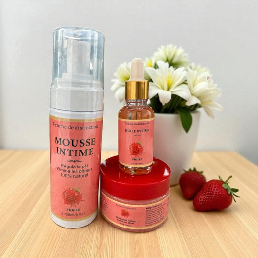 TRIO SENTEUR FRAISE
